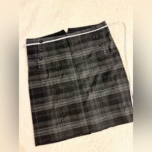 Gap plaid pencil skirt